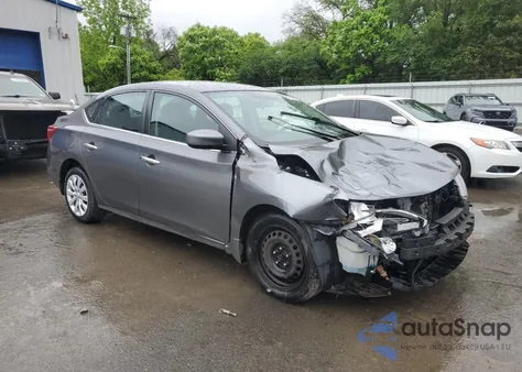 2017 Nissan Sentra S из США, поврежденный, VIN 3N1AB7AP4HY210804